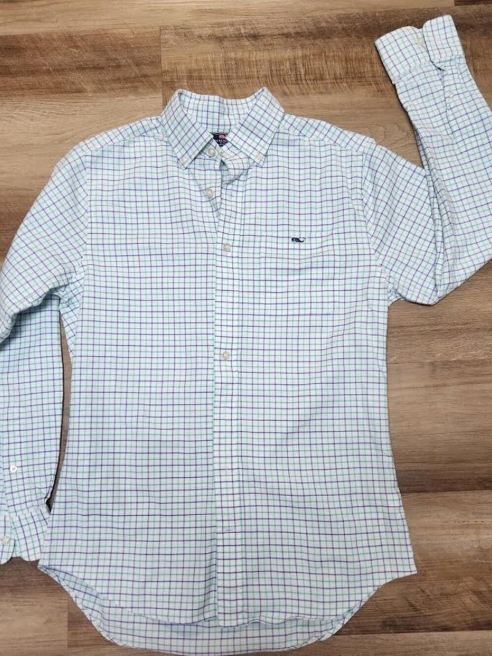 Vineyard Vines Men's Plaid Shirt Size S